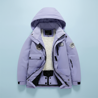 Thumbnail for GlacierFit – Hengittävä ja suojaava vedenpitävä – hiihtopuku fleecevuorilla