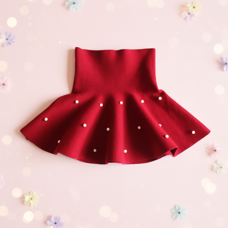 Girls Knitted Skirt – Mukavuus ja tyyli – Lasten hame
