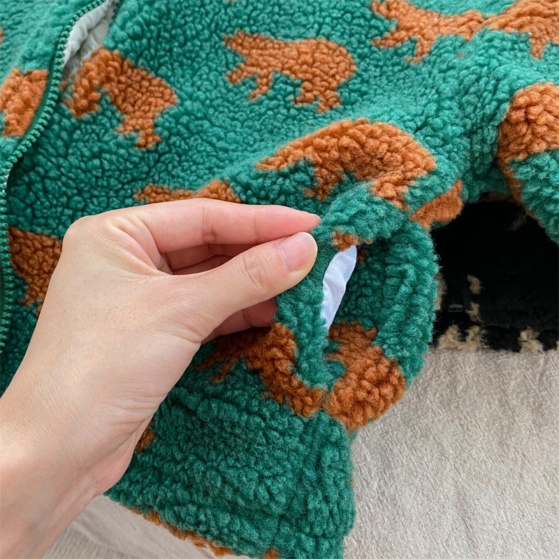 Mini Fashion™  – Erittäin pehmeä ja lämmin – Karhufleece-takki