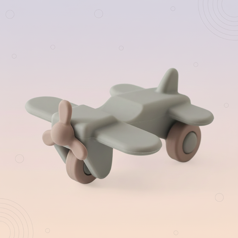 Montessori Silicone Toy Car – Turvallinen ja purulelu – silikoninen puruleluajoneuvo