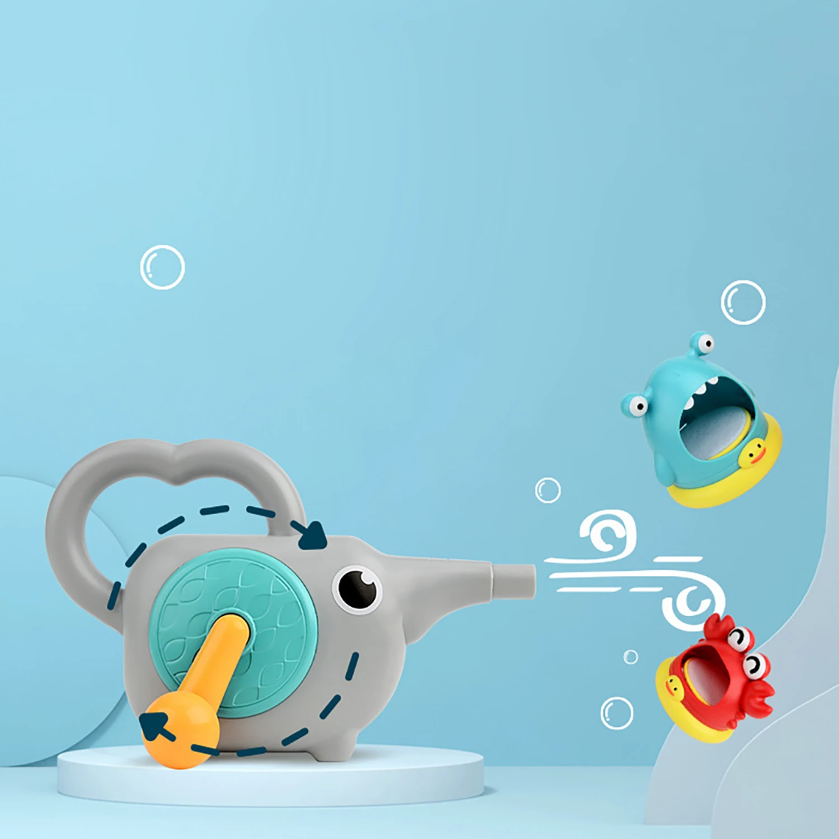 BubblePlay – Koulutus ja hauskuus – Krab Bubbel -kylpy lelut