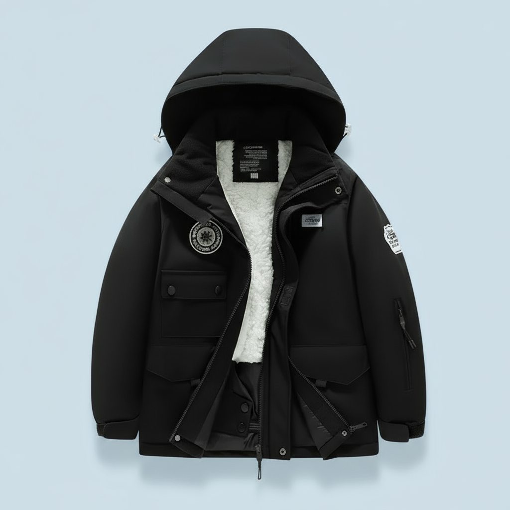 GlacierFit – Hengittävä ja suojaava vedenpitävä – hiihtopuku fleecevuorilla