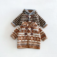 Thumbnail for LittleWarm – Viihtyisä ja tyylikäs – Fair Isle -kuvioinen talvitakki