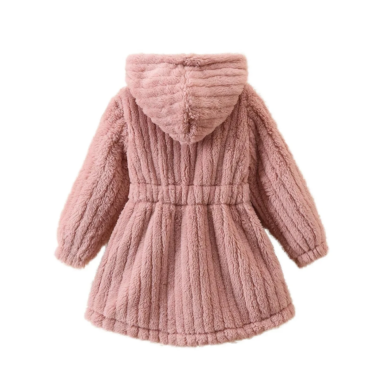 Mini Fashion™ - Pehmeä pörrökangas - Lasten talvitakki