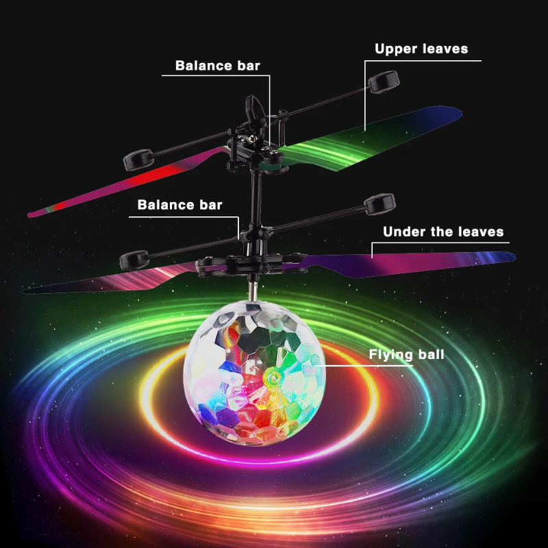 HoverFun – LED-valo ja opetus – nelikopteri-drooni