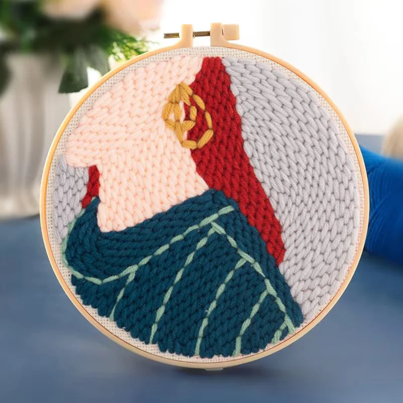 SoftLoop – Pehmeä ja luova – DIY-punch needle -sisustussetti kotiin