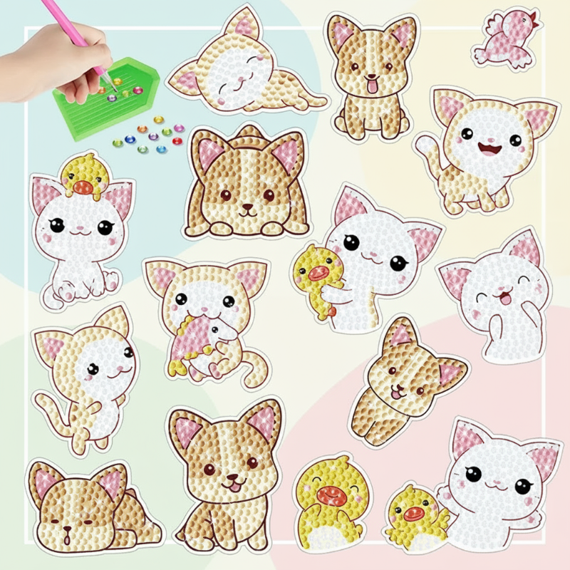 GemArt – Varjoisa ja kiiltävä – timanttimaalaus tarrat