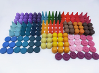Thumbnail for Rainbow Blocks™ – Luova väritys hauskaa – Puinen värityspelisarja