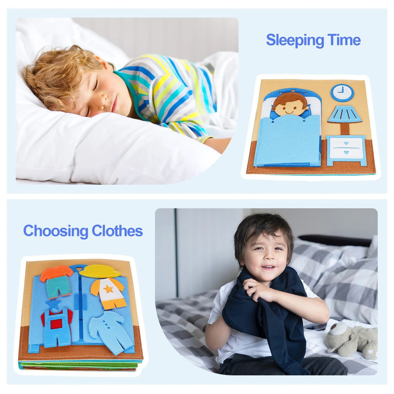 Life Skills Book – Leikkiminen & oppiminen – Aktiviteettikirja Toddler