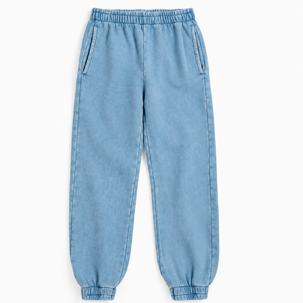 TrendStyle – Trendikäs ja mukava – lasten jogginghousut, denim-tyyliset