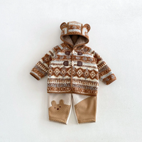 Thumbnail for LittleWarm – Viihtyisä ja tyylikäs – Fair Isle -kuvioinen talvitakki