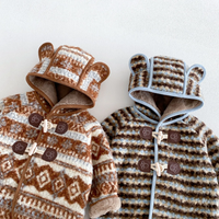 Thumbnail for LittleWarm – Viihtyisä ja tyylikäs – Fair Isle -kuvioinen talvitakki