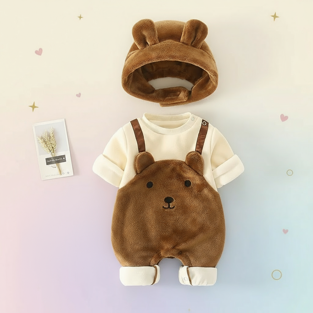 MiniSnow – Kodikas ja suojaava – pehmolelu ja hattu