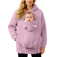 Thumbnail for MamaNest – Lämmin ja käytännöllinen – 2-in-1-kantotakki äidille ja vauvalle