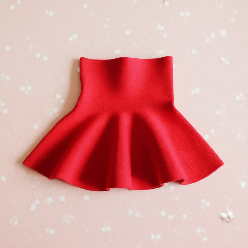 Girls Knitted Skirt – Mukavuus ja tyyli – Lasten hame