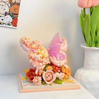 Thumbnail for BloomBook – Romanttinen ja luova – 3D-kukkakirja, jossa on ruusuja ja perhosia
