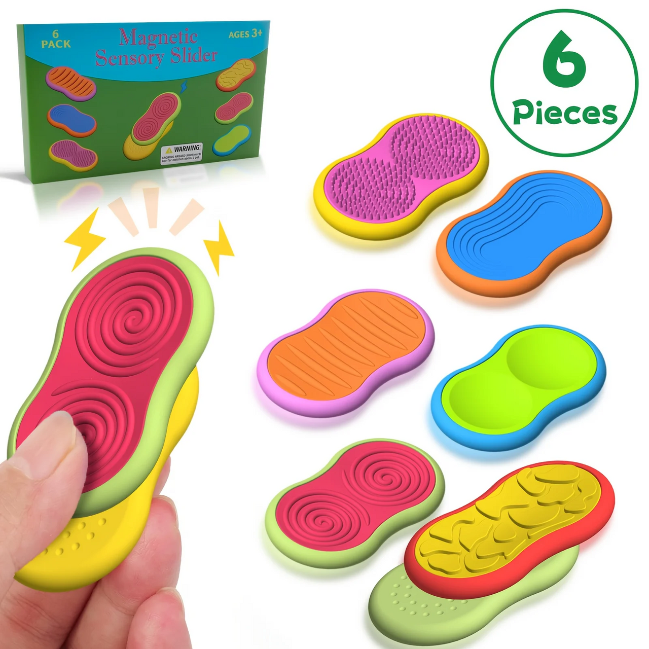 SensorySlide – Rauhoittava ja vuorovaikutteinen – magneettinen fidget-lelu