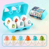 Thumbnail for Montessori 3D Eggs Puzzle – Hauskaa pääsiäiseksi – Munien lajittelupeli