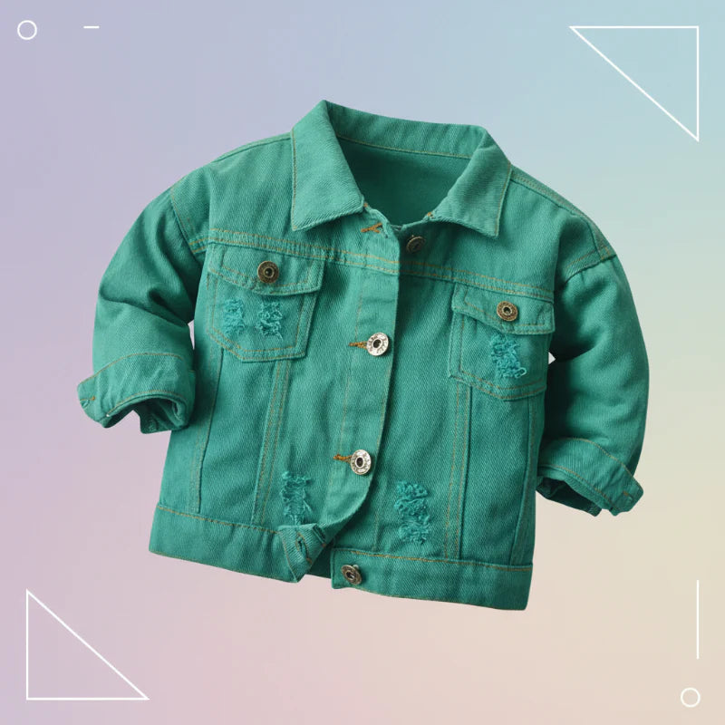 Candy Color -farkkutakki – Kevyt farkkutakki lapsille