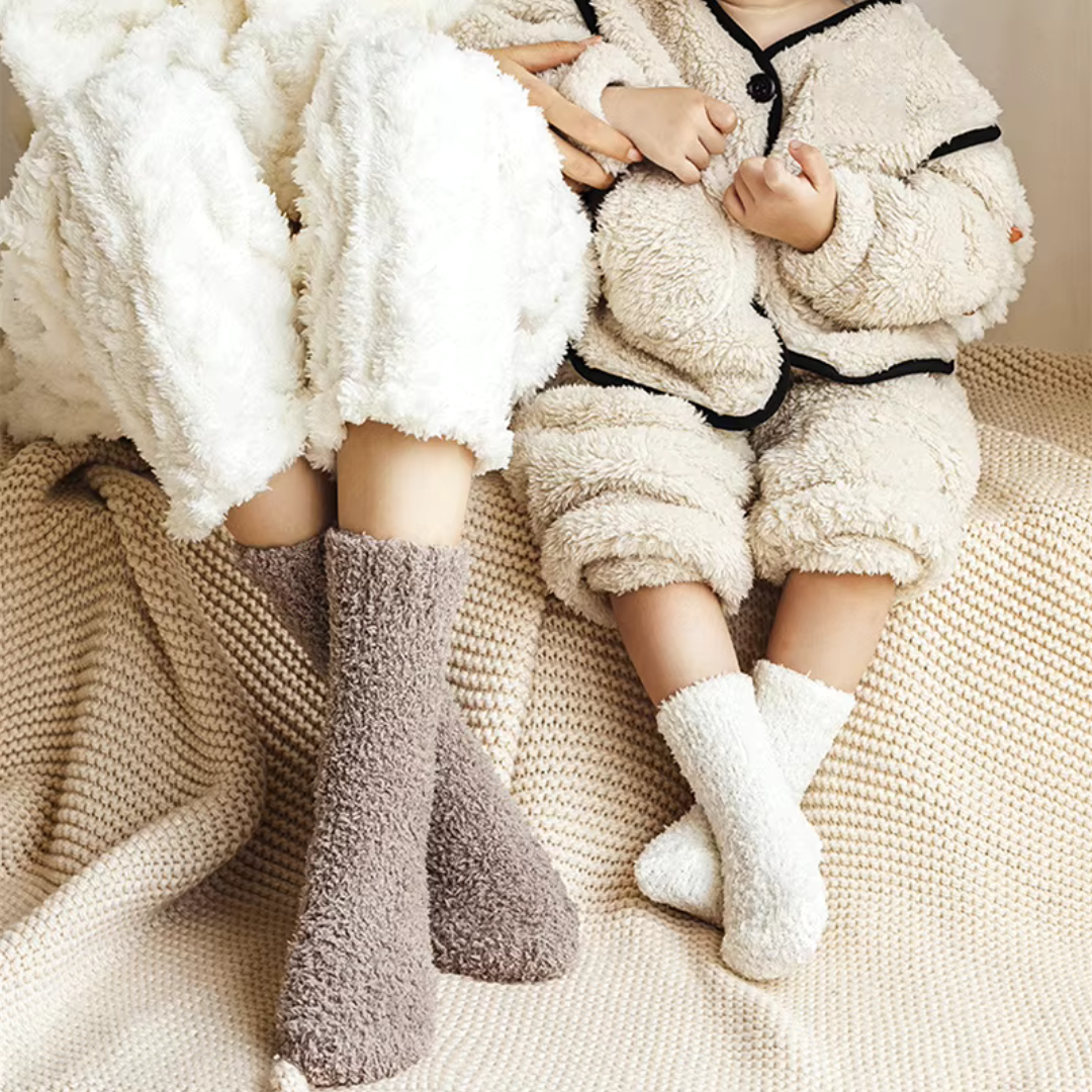 CozySteps – Erittäin lämmin ja pehmeä – Lämpimät lasten sukat Fleece