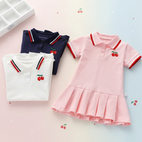 Thumbnail for PetitJoy – Mukava ja tyylikäs – kirsikkakuvioinen polomekko