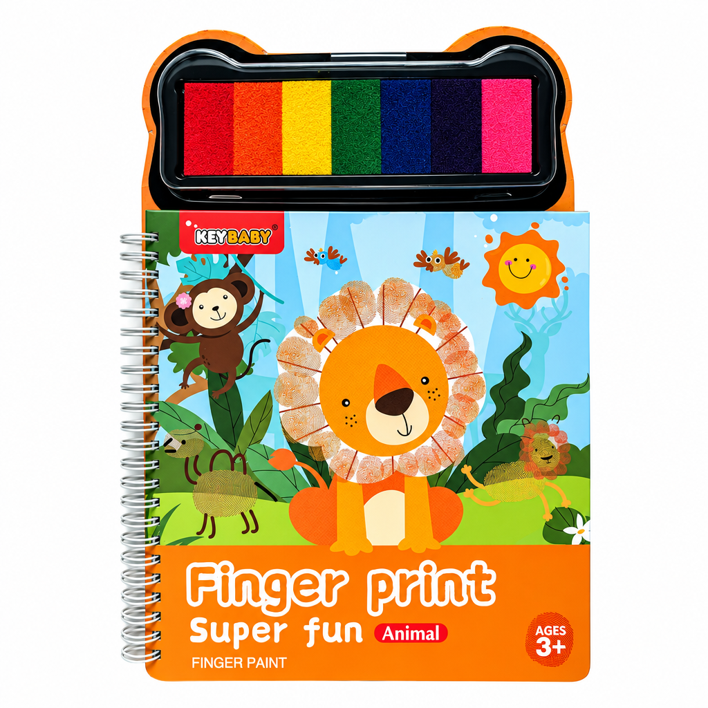 FingerArt – Luova ja värikäs – Sormivärikirja lapsille