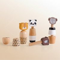 Thumbnail for WoodyFriends – Motoriikka ja hauskanpito – Puinen eläinpinoamislelu