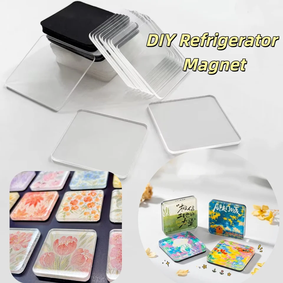 FridgeArt – Luova & henkilökohtainen – DIY-akryylimagneettisarja jääkaappiin
