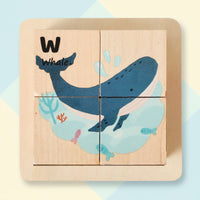 Thumbnail for WoodMind – Luova ja opettavainen – 6-in-1 Montessori-eläinpuupalapeli