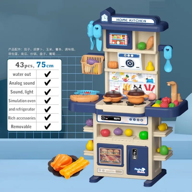 Little Chef - Ruoanlaitto hauskaa pienoiskoossa - Keittiön leikkisetti
