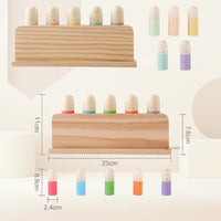 Thumbnail for Color Spring – Leikkimistä ja kehitystä – Aistilliset puiset vauvan lelut