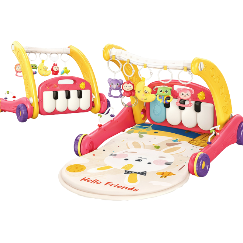 Step & Play – Interaktiivinen ja turvallinen – 3-in-1-kävelytuoli ja vauvan kuntosali