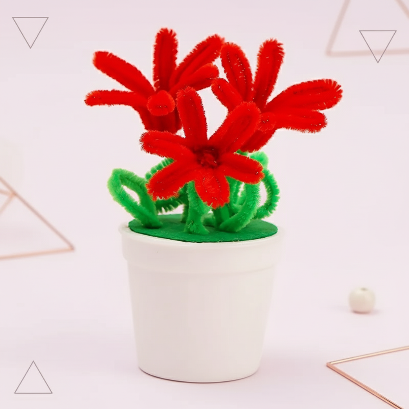 CraftBloom – Värikäs ja luova – DIY-kukkaruukun askartelusetti