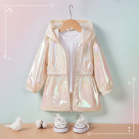 Thumbnail for LumiBreeze – Kiiltävä ja kevyt – Lasten sadetakki hupulla