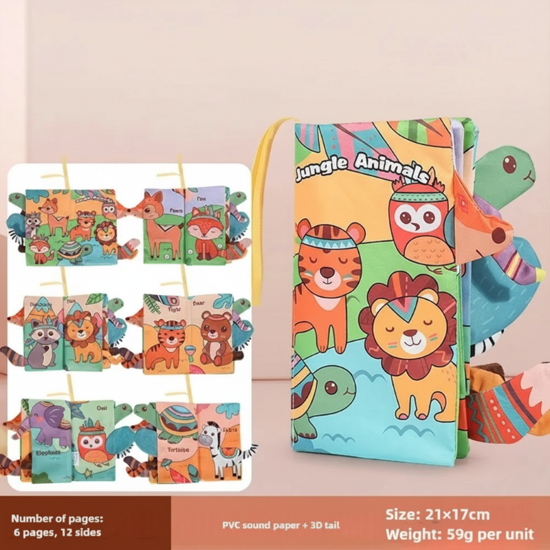 SoftTails – Värikäs ja aistillinen – Vauvan peukalo-kirja