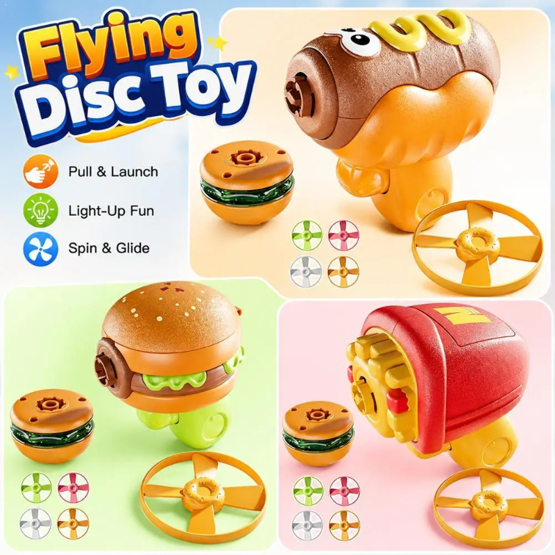 Flying Disk Toy – Luova & liikkuva – Gyro Gun