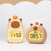 Thumbnail for CappyClock – Söpö ja monikäyttöinen – digitaalinen lasten herätyskello, jossa on yövalo