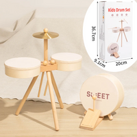 Thumbnail for Kids Wooden Drum Toy – Musiikki & Luovuus – Rumpusetti