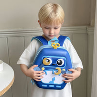 Thumbnail for MiniBot – Tyylikäs ja käytännöllinen – lasten reppu, jossa on robottikuvio