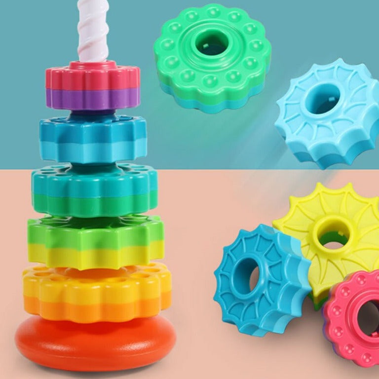 Rotating Tower™ - Värikästä pinoamista - Pinoamistorni
