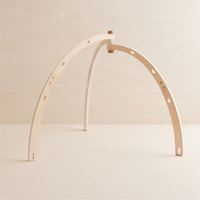 Thumbnail for Wooden Baby Rattle Toy – Aistien kehittymistä tukeva ja turvallinen – Vauvojen liikuntatunti