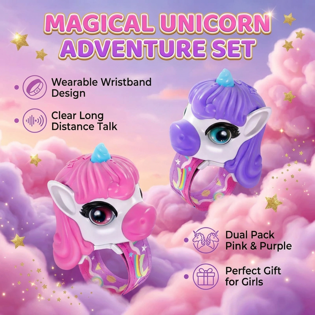 UnicornTalk – Söpö ja interaktiivinen – Unicorn-radiopuhelin lapsille