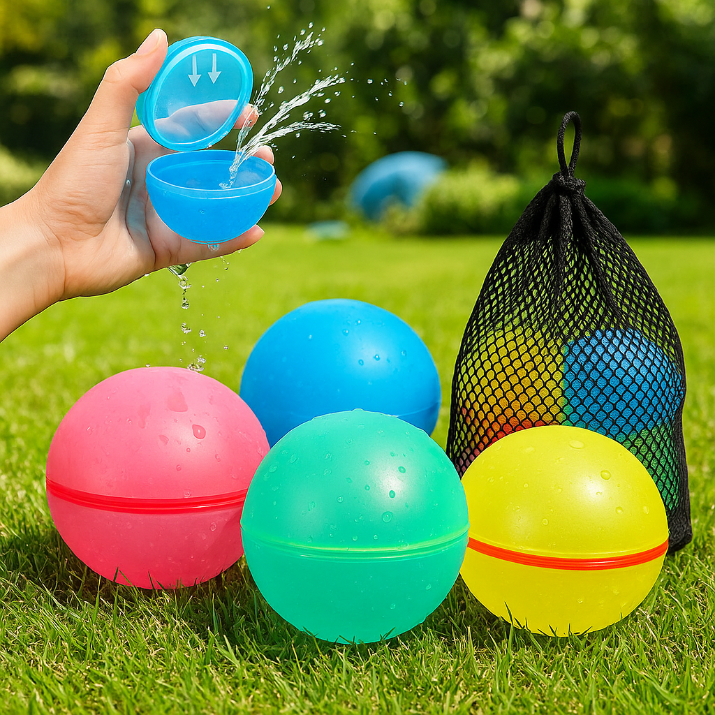 Reusable Water Balloons™ - Virkistävä vesileikki - Uudelleenkäytettävät vesi-ilmapallot