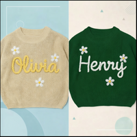Thumbnail for TinyStitch – Henkilökohtainen neulottu nimipaita lapsille