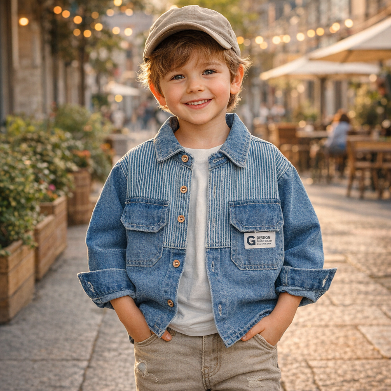 DenimStar – Tyylikäs ja kestävä – Farkkutakki pojille