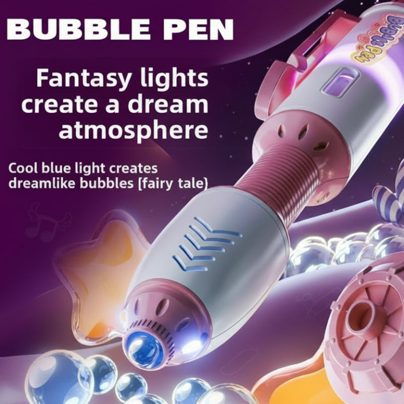 Fun Bubble Maker Pen – Leikkisä ja opettavainen – Kuplakynä