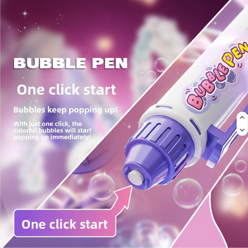 Fun Bubble Maker Pen – Leikkisä ja opettavainen – Kuplakynä