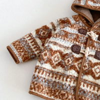Thumbnail for LittleWarm – Viihtyisä ja tyylikäs – Fair Isle -kuvioinen talvitakki