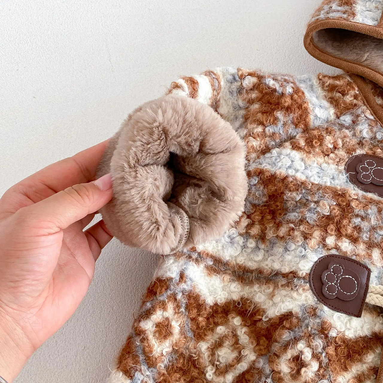 LittleWarm – Viihtyisä ja tyylikäs – Fair Isle -kuvioinen talvitakki