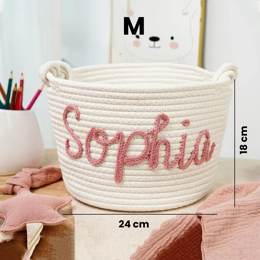 CuddleBasket – Söpö ja henkilökohtainen – henkilökohtainen vaippakori